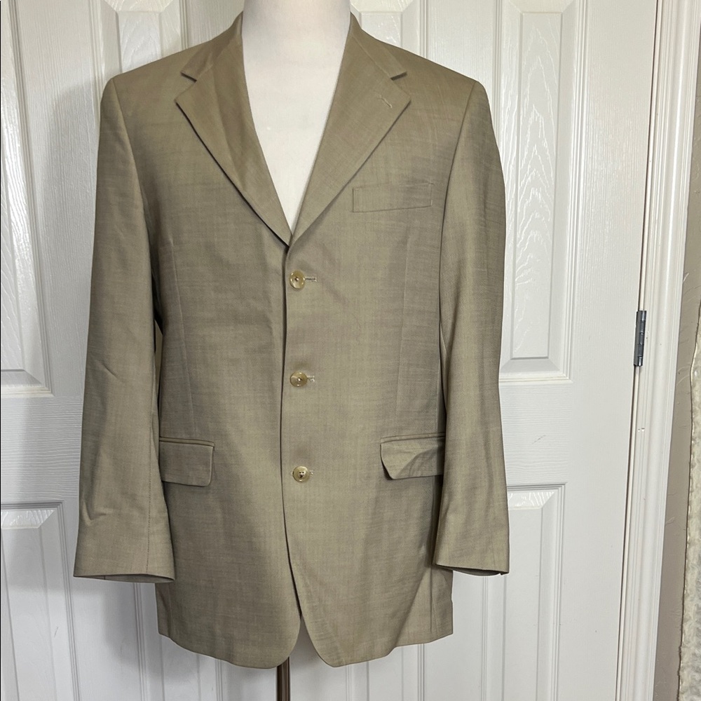 Austin Reed Light Brown Men's Blazer Three Buttons Sz 40R